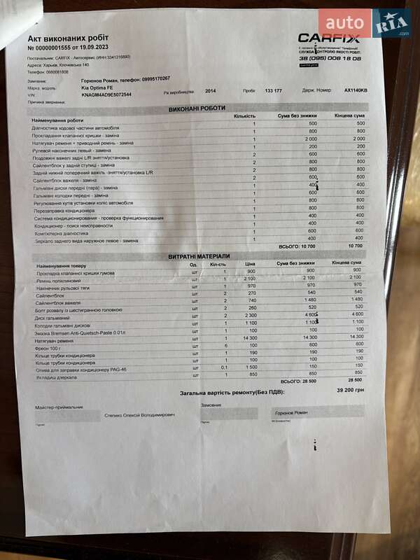 Седан Kia Optima 2014 в Харькове фото 20 Седан Kia Optima 2014 в Харькове