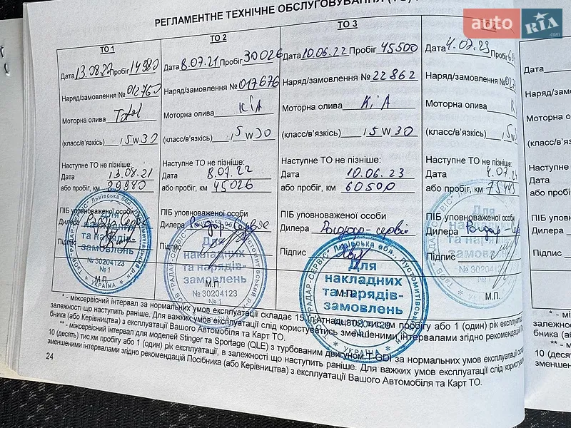Седан Kia Rio 2019 в Львове документ