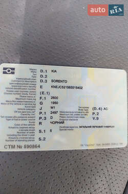 Внедорожник / Кроссовер Kia Sorento 2006 в 