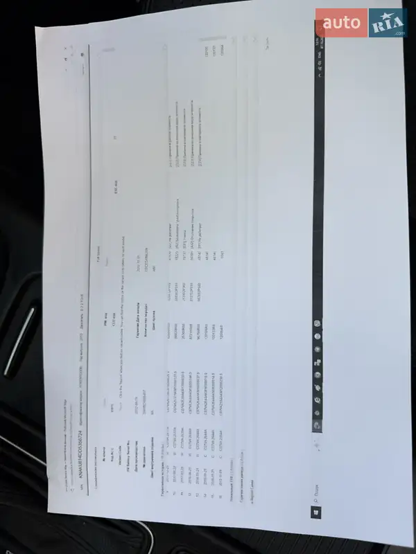 Внедорожник / Кроссовер Kia Sorento 2012 в Ивано-Франковске документ