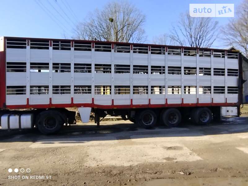 Для перевезення тварин - напівпричіп Knapen k100 1991 в Стрию