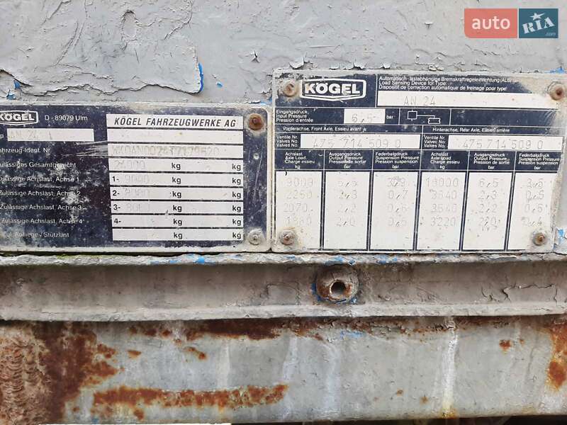 Контейнеровоз Kogel AN 1997 в Ракитном