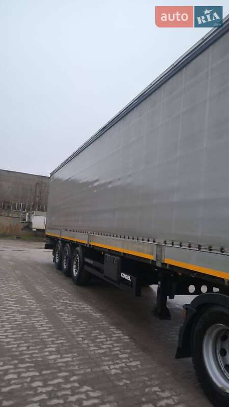 Тентований борт (штора) - напівпричіп Kogel S 24 2014 в Львові