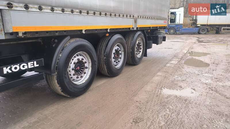 Тентований борт (штора) - напівпричіп Kogel S 24 2014 в Львові