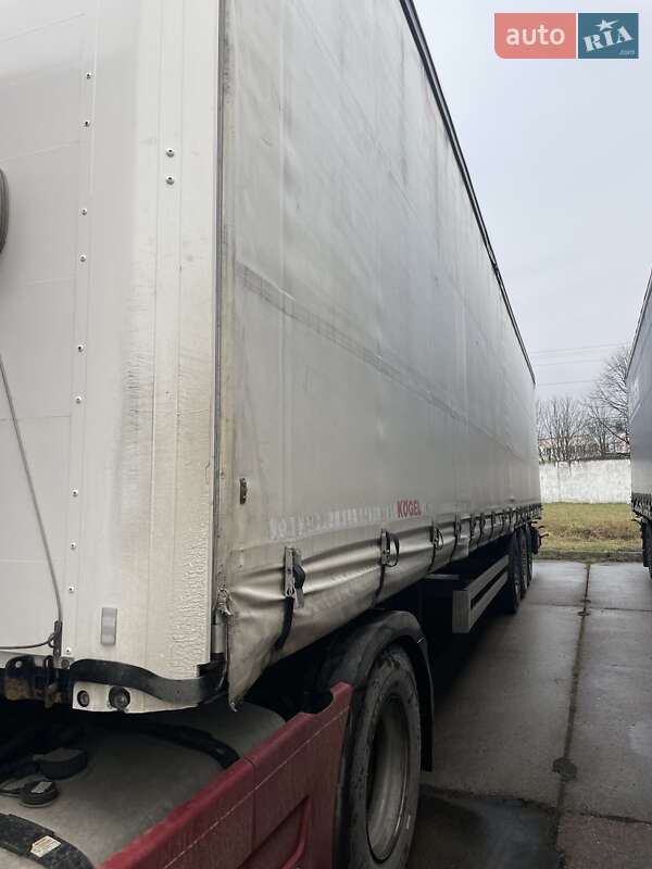 Тентований борт (штора) - напівпричіп Kogel S 24 2014 в Грушево