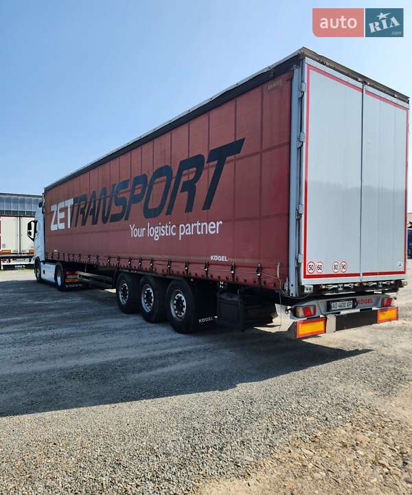 Тентованный борт (штора) - полуприцеп Kogel S 24 2013 в Иршаве
