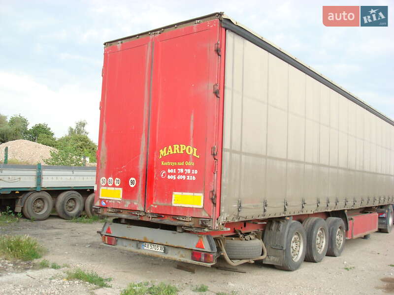 Тентованный борт (штора) - полуприцеп Kogel S 24 2005 в Харькове
