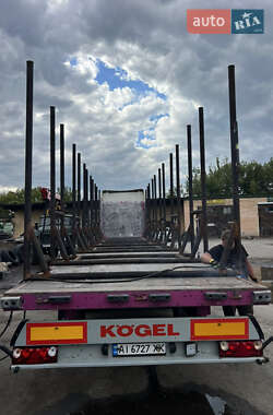 Лесовоз / Сортиментовоз - полуприцеп Kogel S 24 2007 в 