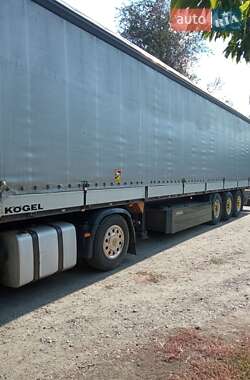 Тентований борт (штора) - напівпричіп Kogel S 24 2008 в Білики