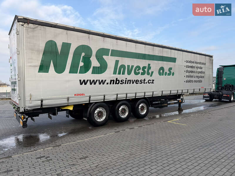 Тентованный борт (штора) - полуприцеп Kogel S 24 2017 в Тячеве фото 2 Тентованный борт (штора) - полуприцеп Kogel S 24 2017 в Тячеве