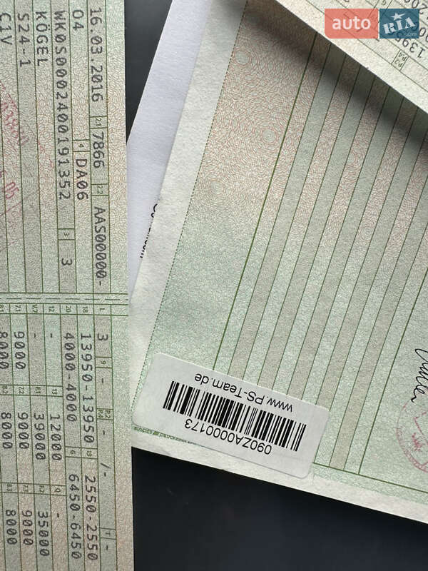 Тентованный борт (штора) - полуприцеп Kogel S 24 2016 в Житомире