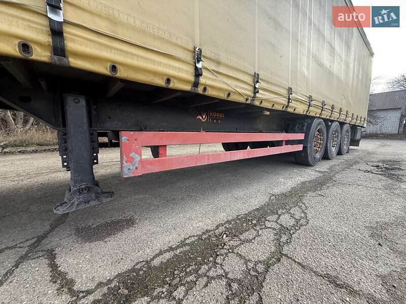 Тентованный борт (штора) - полуприцеп Kogel S 24 2008 в Луцке фото 2 Тентованный борт (штора) - полуприцеп Kogel S 24 2008 в Луцке