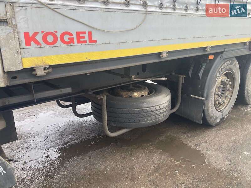 Тентований борт (штора) - напівпричіп Kogel S 24 2011 в Луцьку