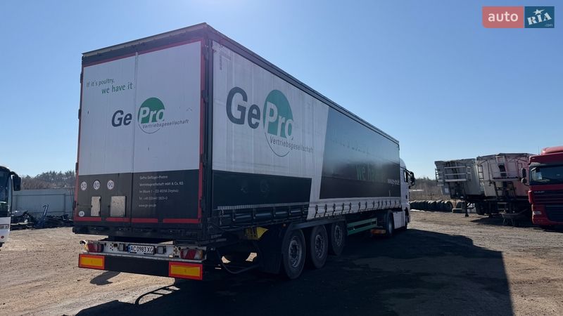 Тентований борт (штора) - напівпричіп Kogel S 24 2013 в Києві