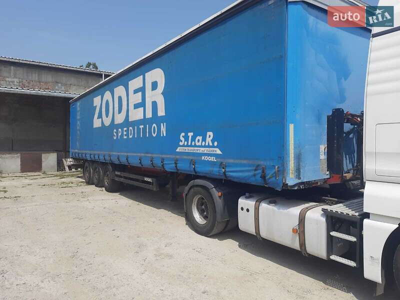 Тентований борт (штора) - напівпричіп Kogel SAF 2012 в Калуші