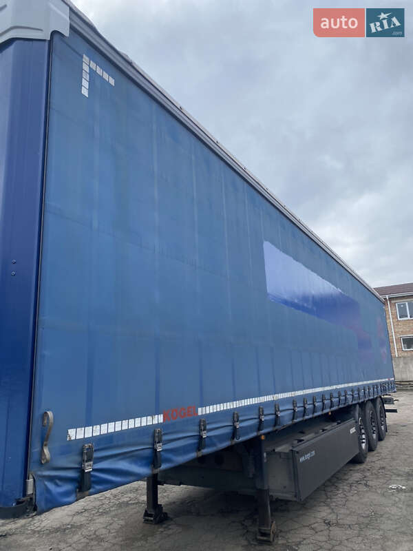 Тентований борт (штора) - напівпричіп Kogel SAF 2015 в Луцьку