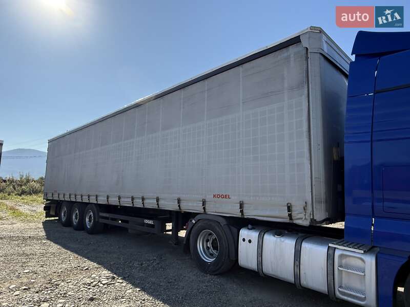 Тентований борт (штора) - напівпричіп Kogel SAF 2014 в Тячеві