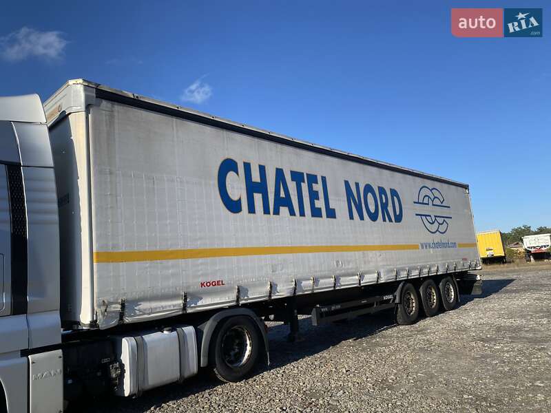 Тентованный борт (штора) - полуприцеп Kogel SAF 2015 в Виннице