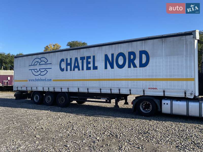 Тентованный борт (штора) - полуприцеп Kogel SAF 2015 в Виннице