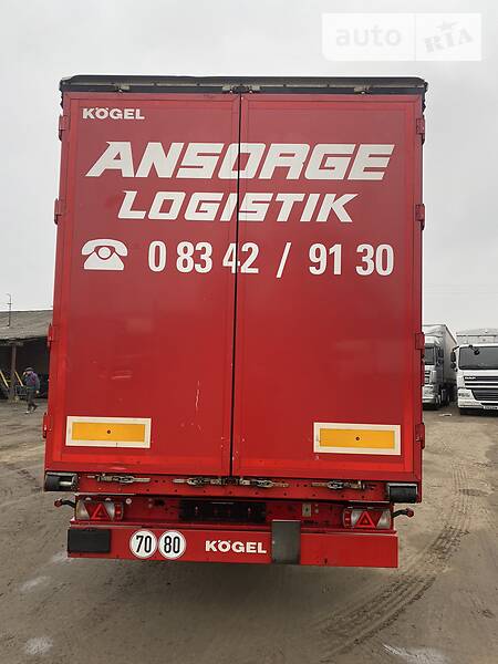 Тентованный борт (штора) - полуприцеп Kogel SN 24 2014 в Костополе