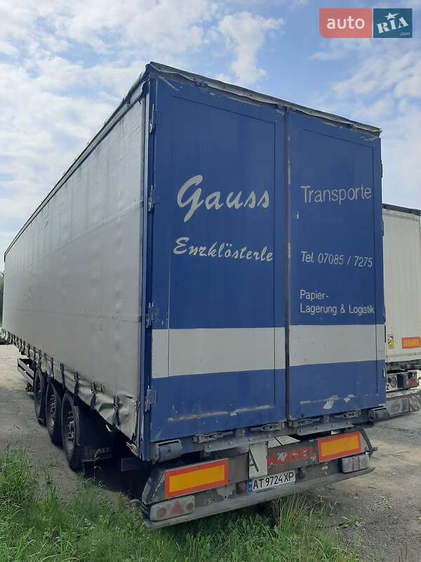 Тентований борт (штора) - напівпричіп Kogel SN 24 2007 в Івано-Франківську