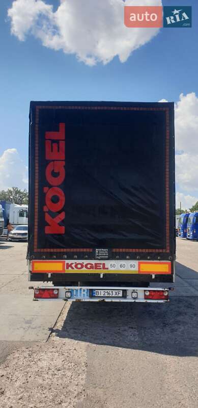 Тентованный борт (штора) - полуприцеп Kogel SN 24 2003 в Лубнах