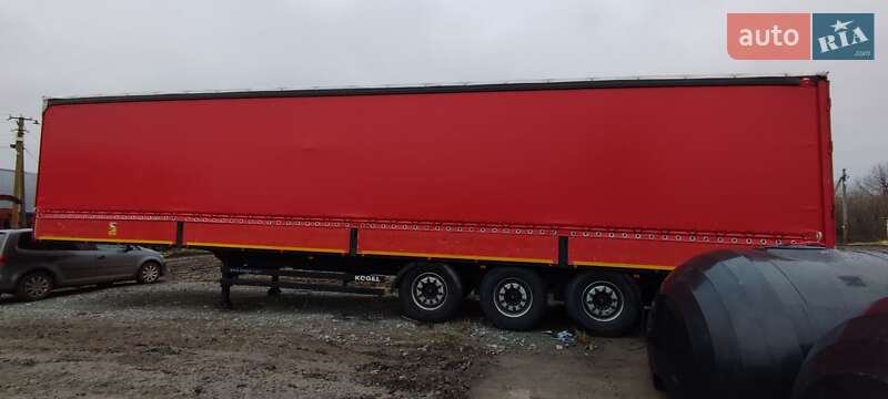 Тентованный борт (штора) - полуприцеп Kogel SN 24 2013 в Балте