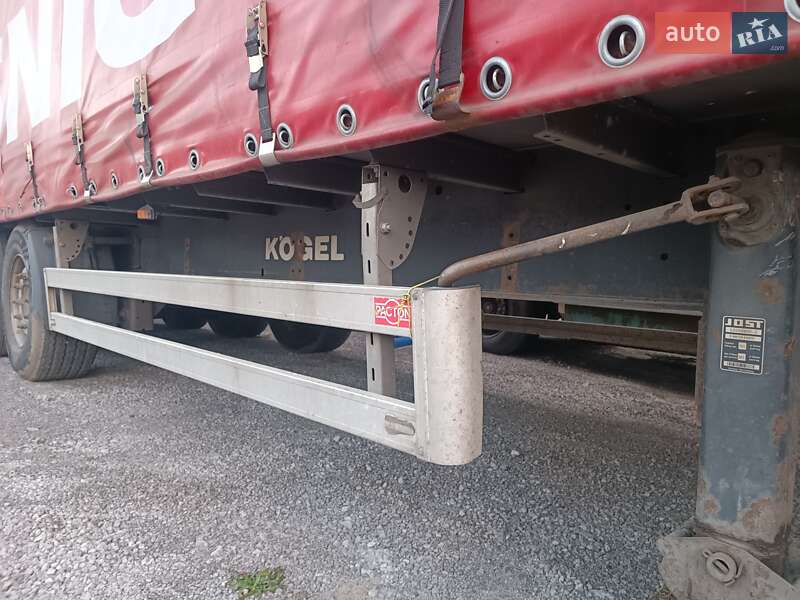 Тентований борт (штора) - напівпричіп Kogel SN 24 2008 в Кам'янському