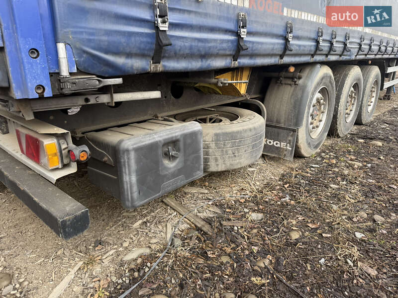 Тентований борт (штора) - напівпричіп Kogel SN 24 2015 в Калинах