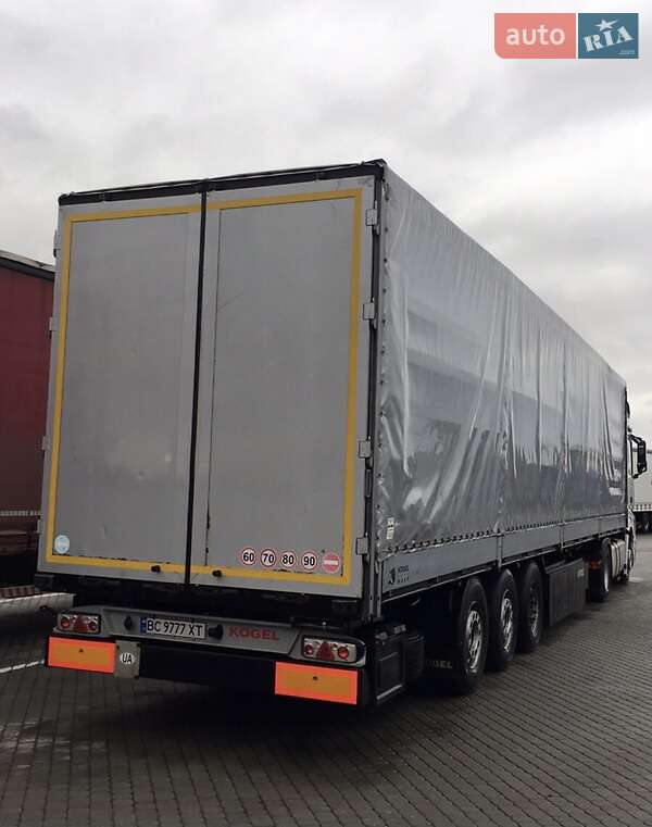 Тентованный борт (штора) - полуприцеп Kogel SN 24 2008 в Дрогобыче
