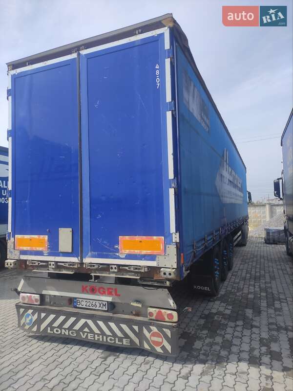 Тентований борт (штора) - напівпричіп Kogel SN 24 2007 в Львові
