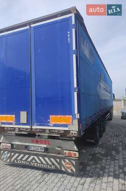 Тентованный борт (штора) - полуприцеп Kogel SN 24 2007 в 