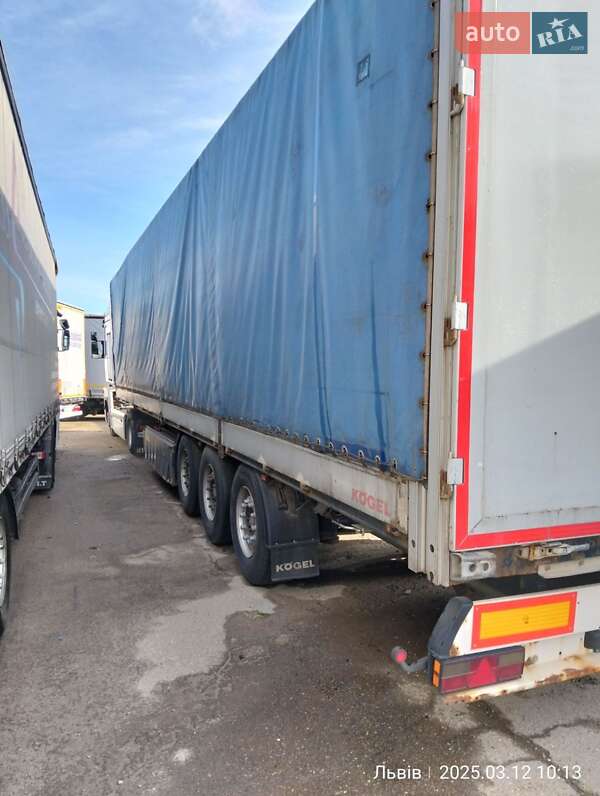 Тентованный борт (штора) - полуприцеп Kogel SN 24 2007 в Львове