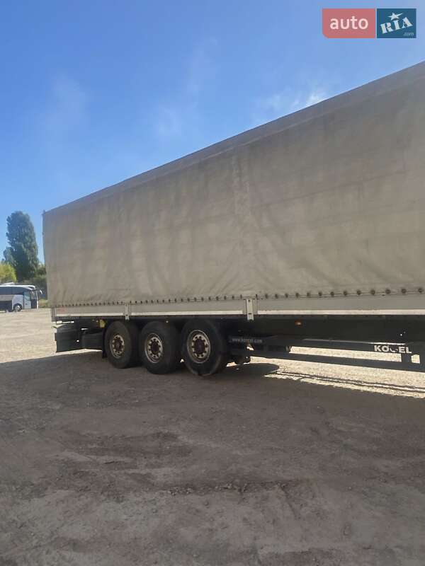 Тентований борт (штора) - напівпричіп Kogel SN 24 2016 в Вінниці