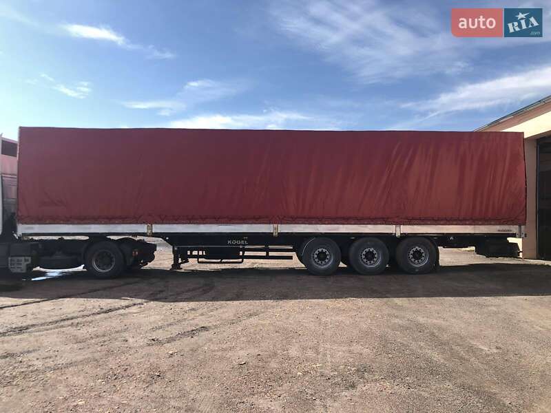 Тентованный борт (штора) - полуприцеп Kogel SN 24 2007 в Ковеле фото 2 Тентованный борт (штора) - полуприцеп Kogel SN 24 2007 в Ковеле