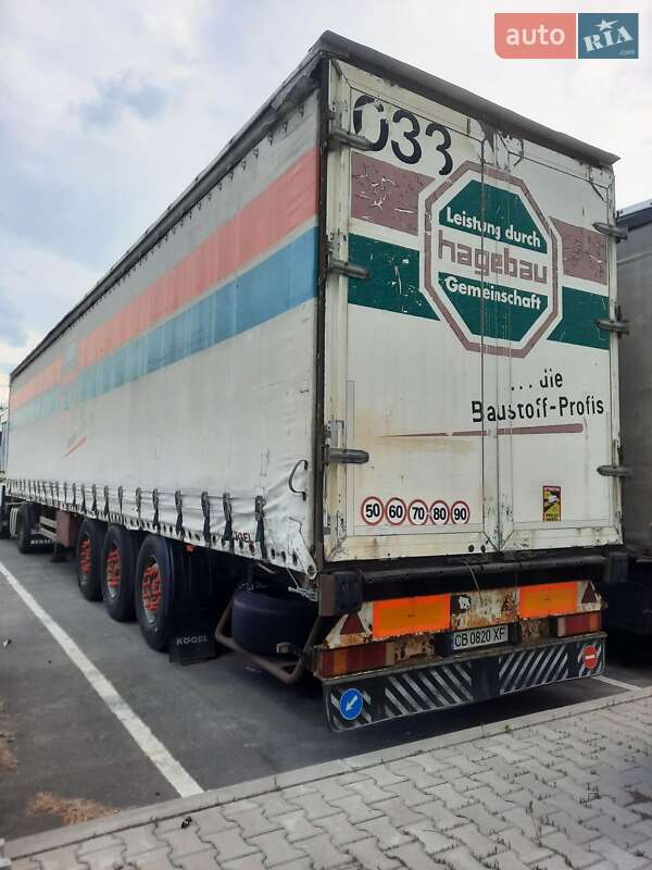 Тентованный борт (штора) - полуприцеп Kogel SN 24 1998 в Чернигове фото 2 Тентованный борт (штора) - полуприцеп Kogel SN 24 1998 в Чернигове