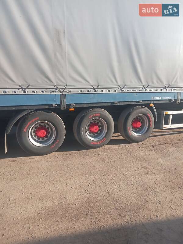 Тентований борт (штора) - прицеп Kogel SN 24 1998 в Одесі
