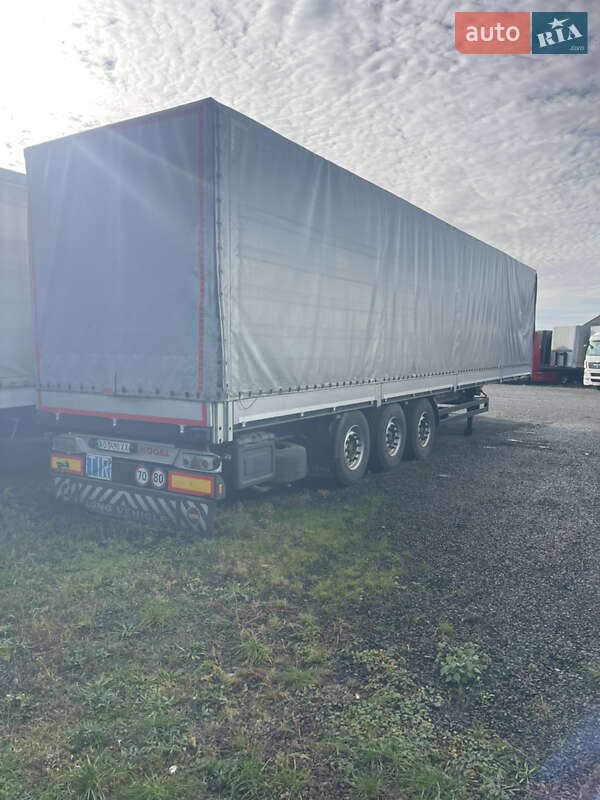 Тентованный борт (штора) - полуприцеп Kogel SN 24 2011 в Иршаве