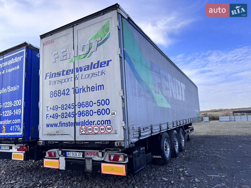 Тентованный борт (штора) - полуприцеп Kogel SN 24 2010 в Ужгороде фото 7 Тентованный борт (штора) - полуприцеп Kogel SN 24 2010 в Ужгороде