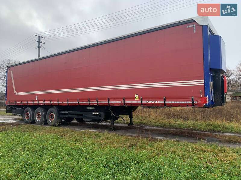 Тентований борт (штора) - напівпричіп Kogel SN 24 2012 в Радехові