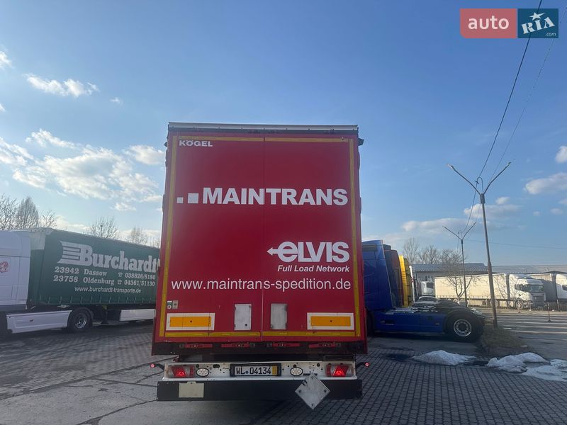 Тентованный борт (штора) - полуприцеп Kogel SN 24 2018 в Калуше