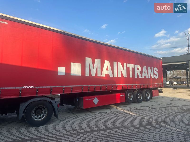 Тентованный борт (штора) - полуприцеп Kogel SN 24 2018 в Калуше