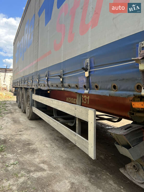 Тентованный борт (штора) - полуприцеп Kogel SNCO 24 2003 в Выгоде фото 2 Тентованный борт (штора) - полуприцеп Kogel SNCO 24 2003 в Выгоде