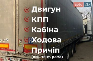 Тентованный борт (штора) - полуприцеп Kogel SNCO 24 2008 в Черновцах