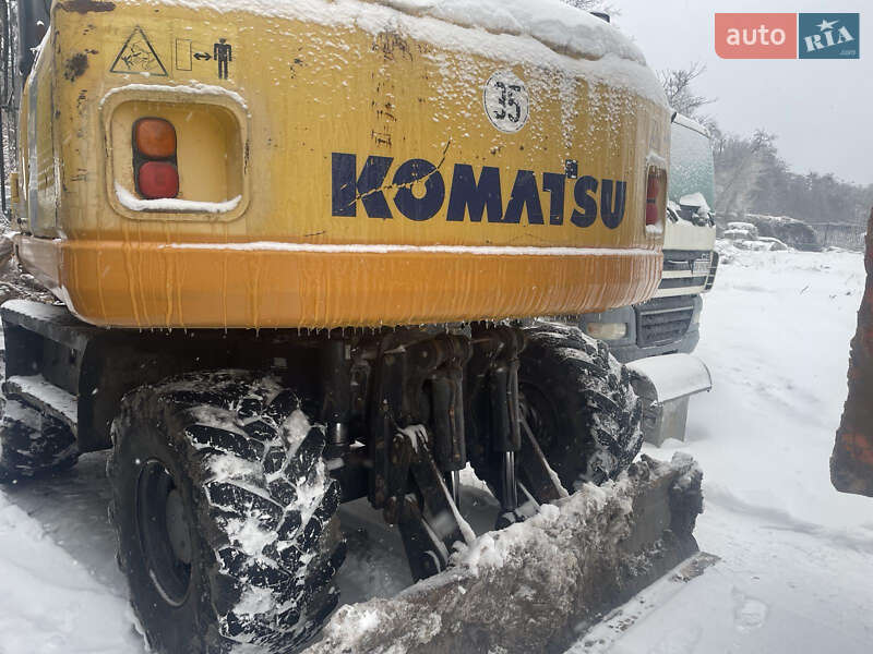 Колесный экскаватор Komatsu PW 2008 в Киеве