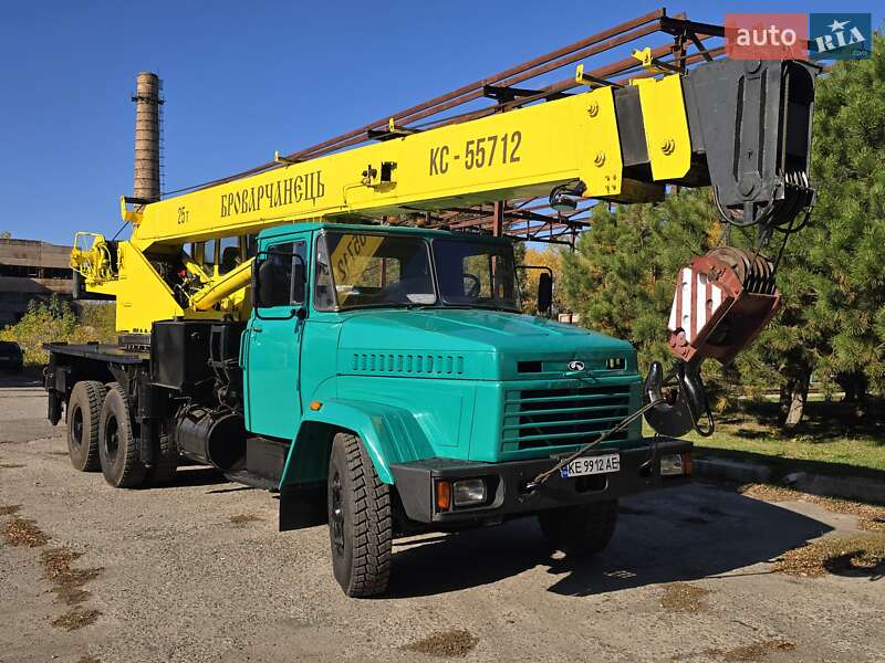 Автокран КрАЗ 250 1989 в Павлограде фото Автокран КрАЗ 250 1989 в Павлограде