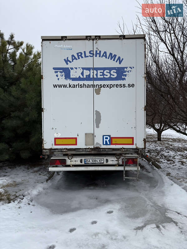 Тентований борт (штора) - напівпричіп Krone Profi Liner 2008 в Кропивницькому фото Тентований борт (штора) - напівпричіп Krone Profi Liner 2008 в Кропивницькому