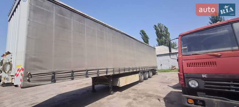 Тентованный борт (штора) - полуприцеп Krone SAF 2011 в Новом Буге