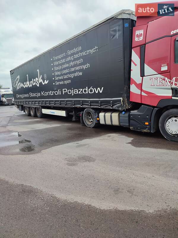 Тентованный борт (штора) - полуприцеп Krone SAF 2013 в Ковеле