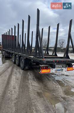 Лесовоз / Сортиментовоз - полуприцеп Krone SAF 2006 в Рожище